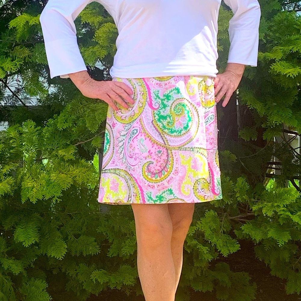 Beaded “Lily Pulitzer Style” Skirt